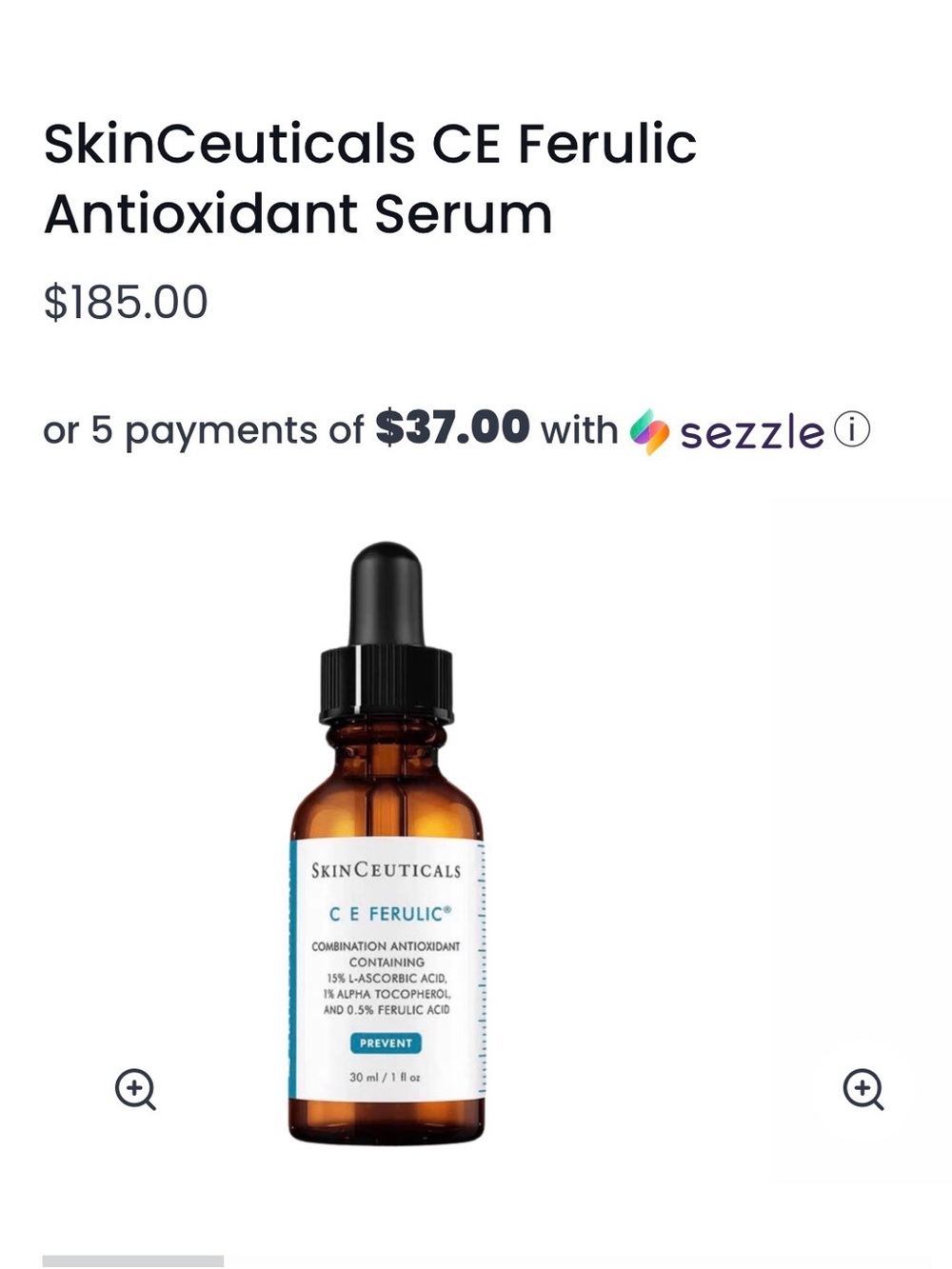 SkinCeuticals Antioxidant Serum in Brown and Black